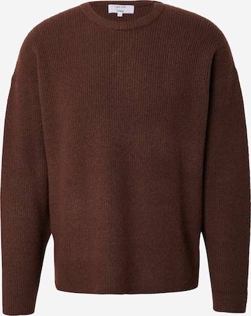 DAN FOX APPAREL Pullover 'Dario' in Braun: predná strana