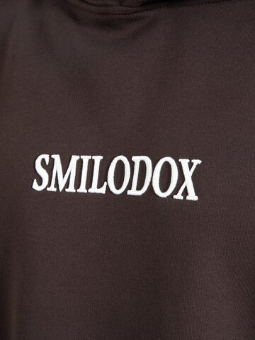 Smilodox Zip-Up Hoodie 'Jayden' in Brown