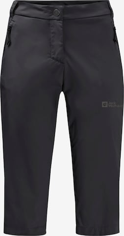 JACK WOLFSKIN Regular Outdoor Pants 'Activate Light' in Black: front