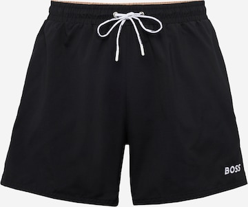 BOSS Black Badeshorts 'Dogfish' in Schwarz: predná strana