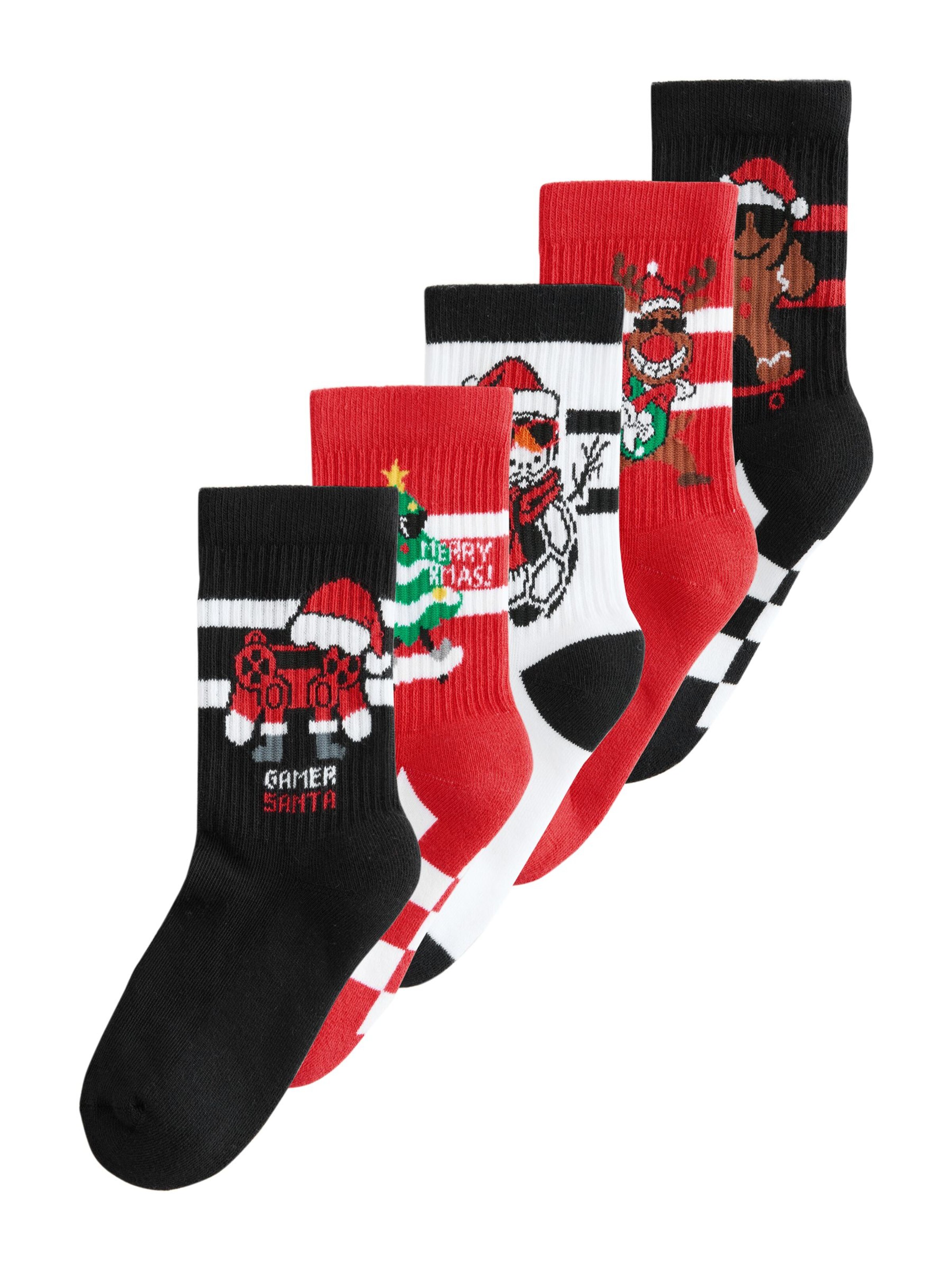 Calzino di Next in rosso: frontale