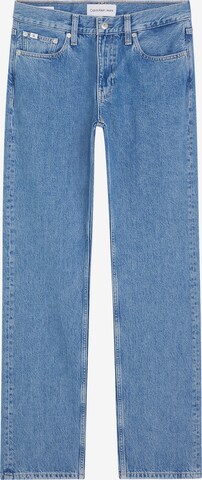 Calvin Klein Jeans Regular Jeans 'LOW RISE STRAIGHT' in Blue: front