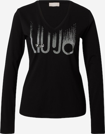 Liu Jo Shirt 'MODA' in Zwart: voorkant