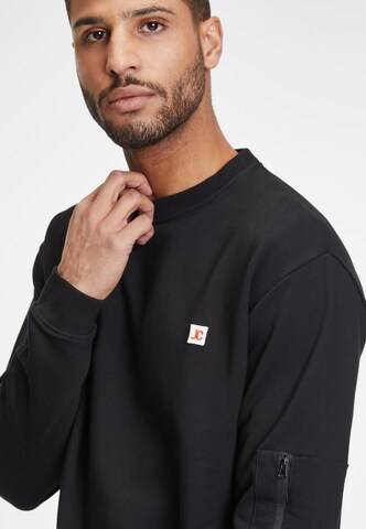 Justin Cassin Sweatshirt 'Major Jumper' in Black