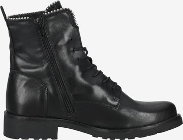 MUSTANG Lace-Up Ankle Boots in Black