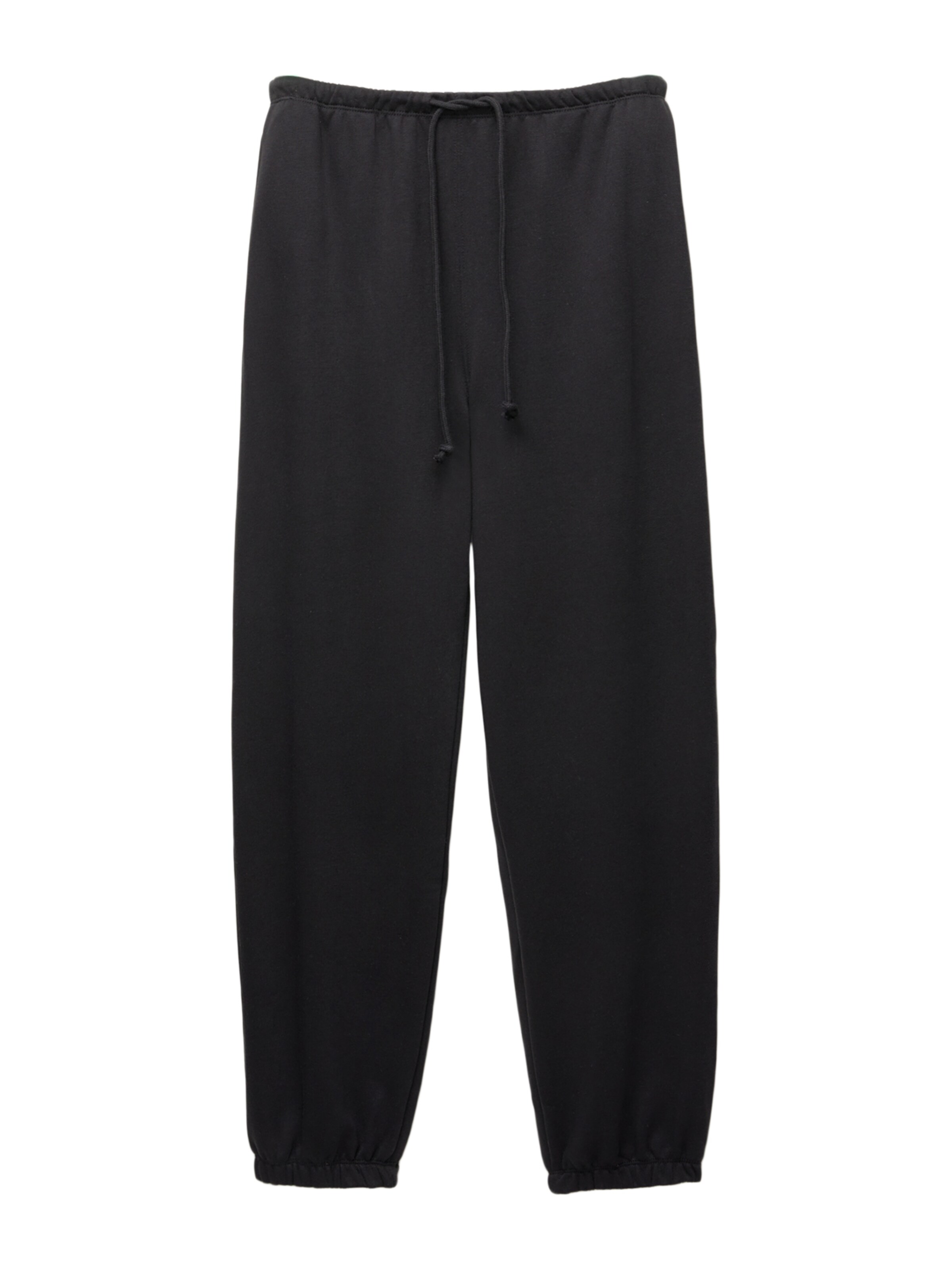Pull&Bear Tapered Broek in Zwart: voorkant