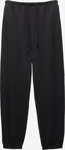 Pull&Bear Spodnie w kolorze czarny: przód