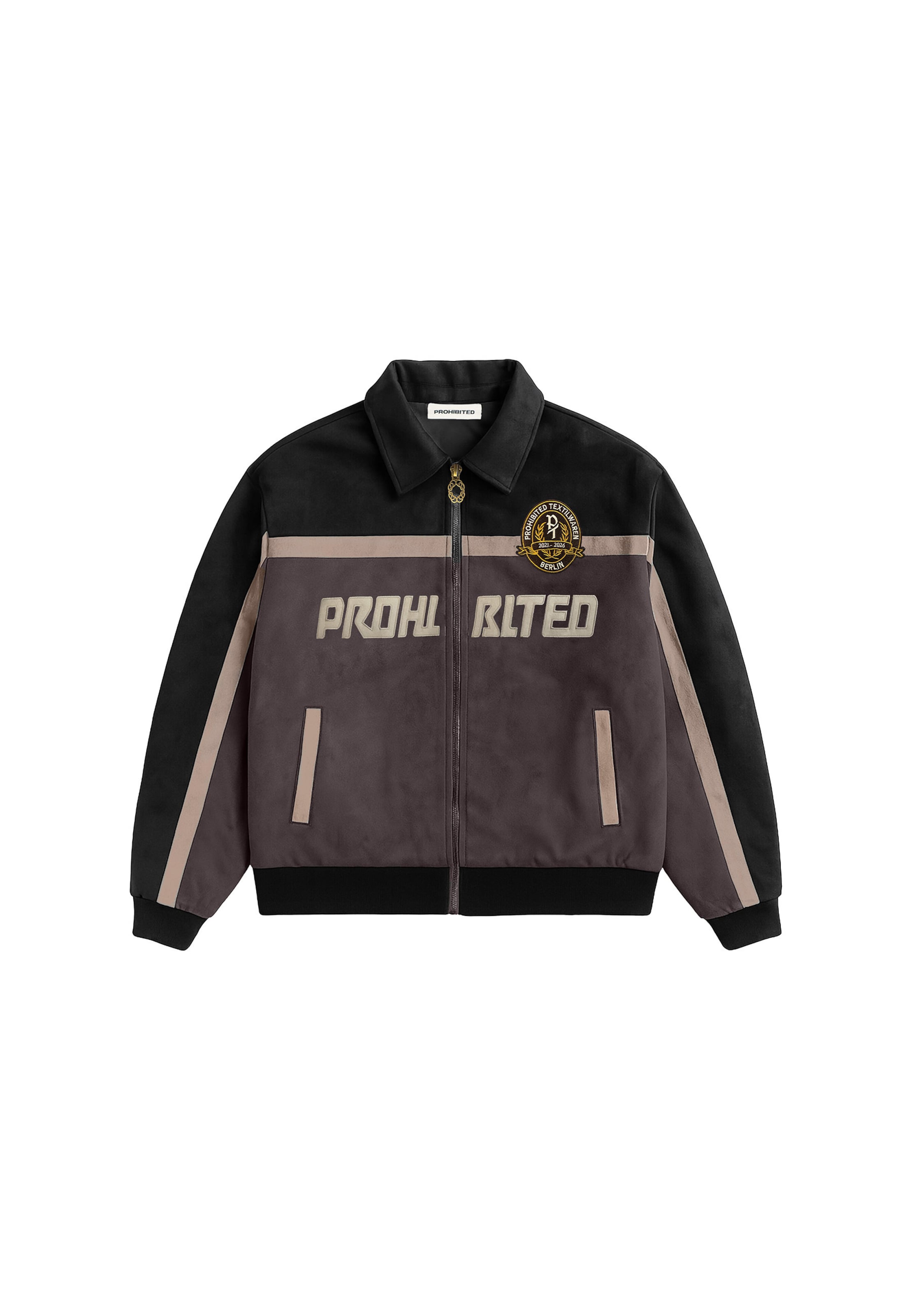 Prohibited Between-Season Jacket 'Old Era' in Brown: front