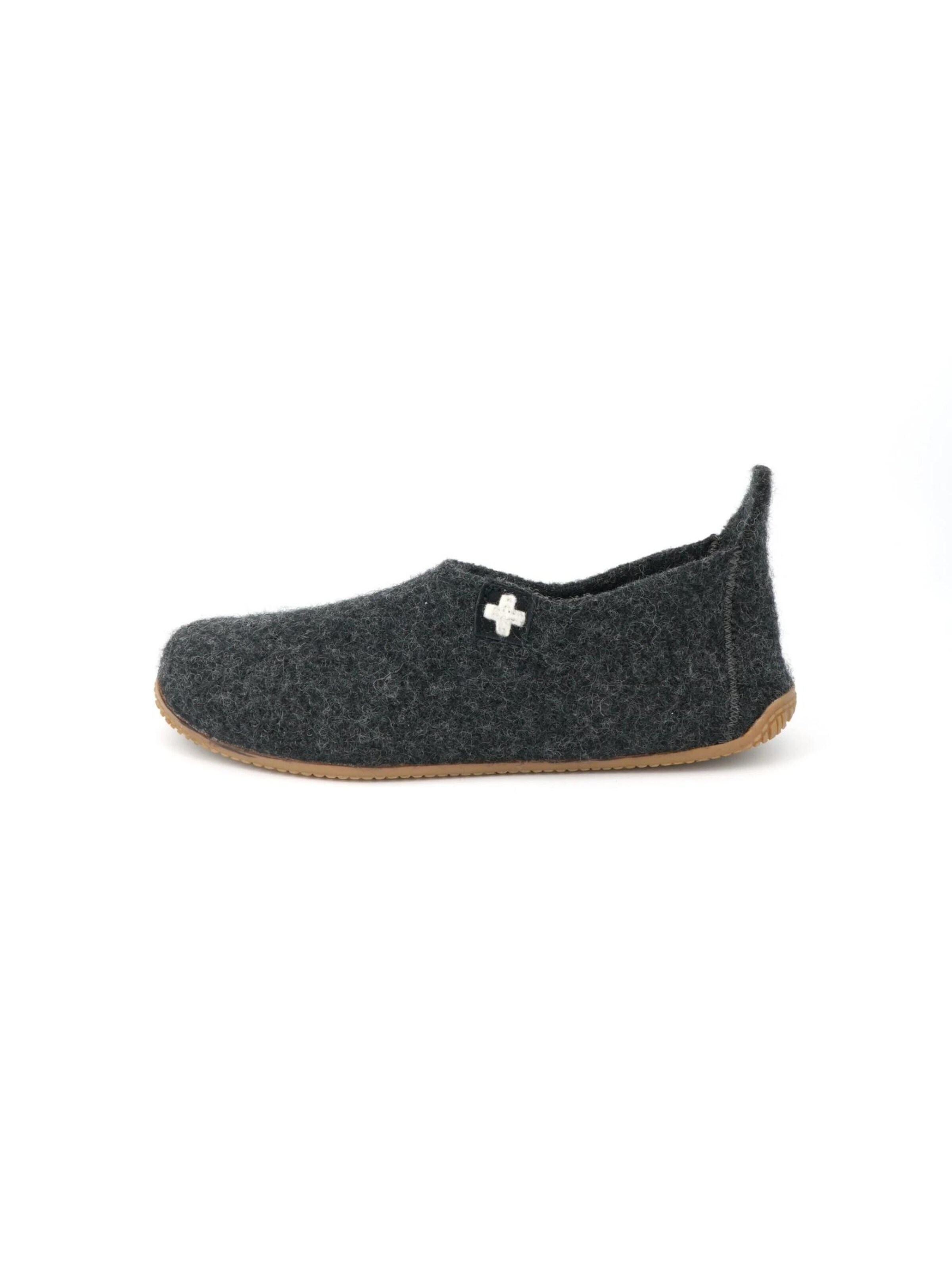 Living Kitzbühel Slippers 'Hahnenkamm Hahnenkamm' in Grey: front