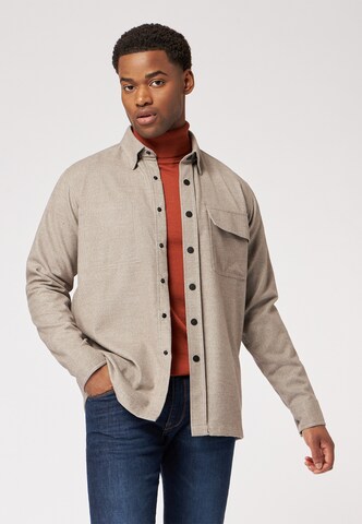 ROY ROBSON Comfort fit Overhemd in Beige: voorkant