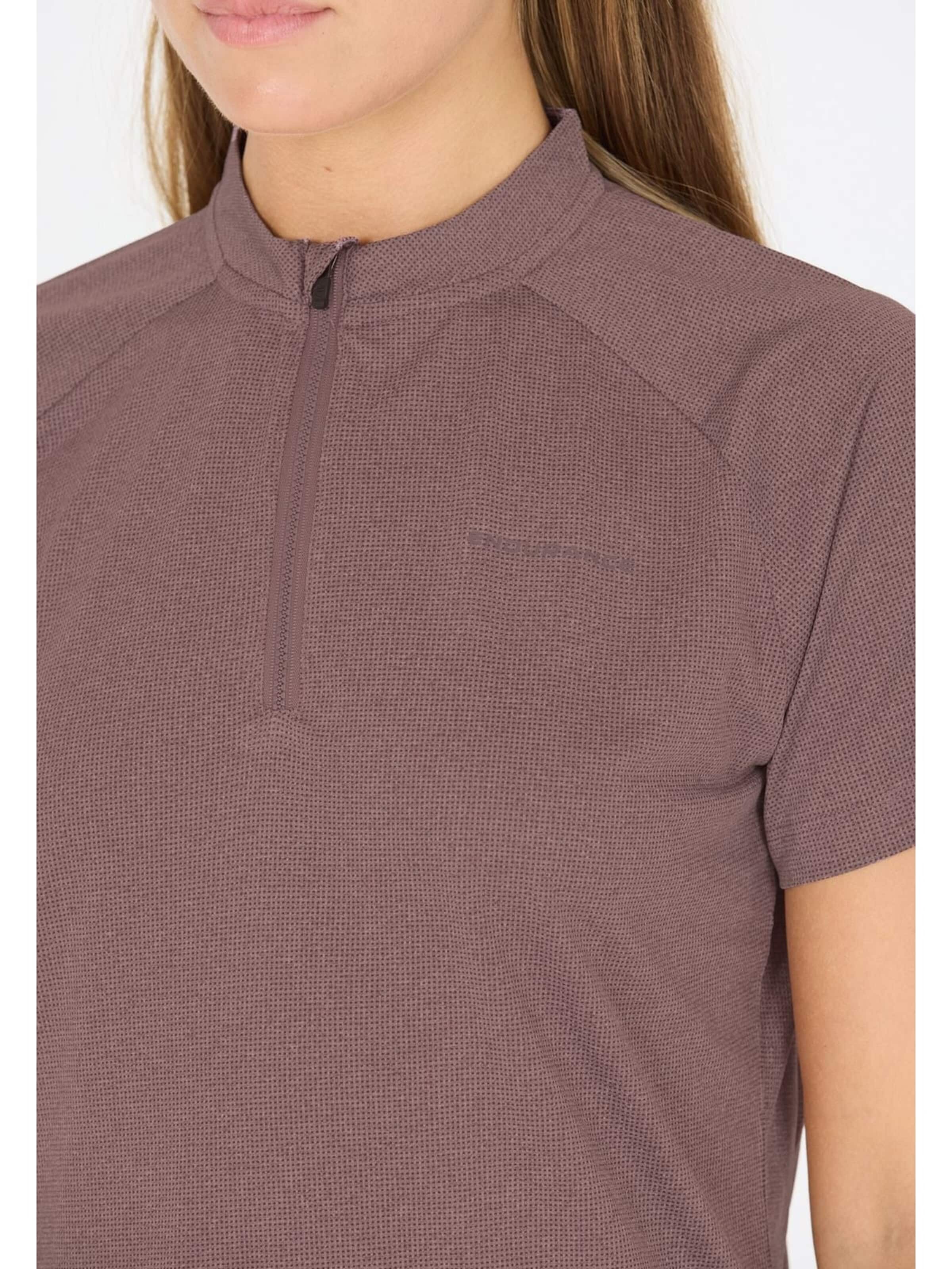 ENDURANCE Shirts 'Crow W Melange Cycling/MTB SS Shirt' i brun