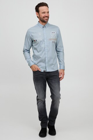 FQ1924 Regular fit Overhemd in Blauw