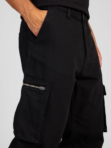Dr. Denim Loose fit Cargo Pants 'Omar Utility' in Black