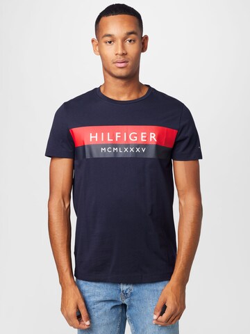 TOMMY HILFIGER Särk, värv sinine: eest vaates