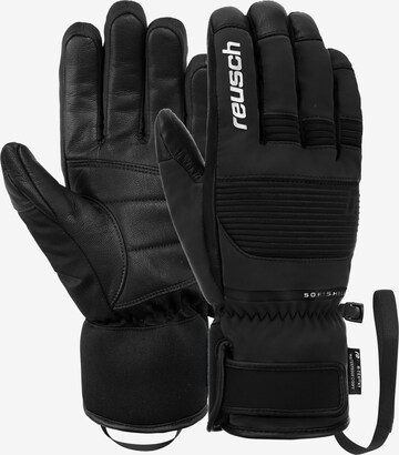 REUSCH Athletic Gloves 'Andy' in Black: front