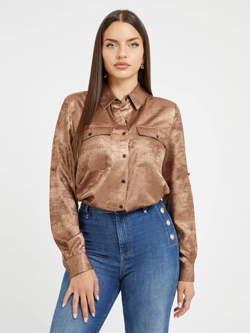 GUESS Blouse in Brown: front