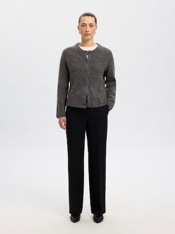 SELECTED Cardigan 'SLFLULU' i grå