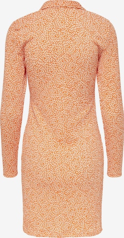 ONLY Платье-рубашка 'Lua' в Оранжевый