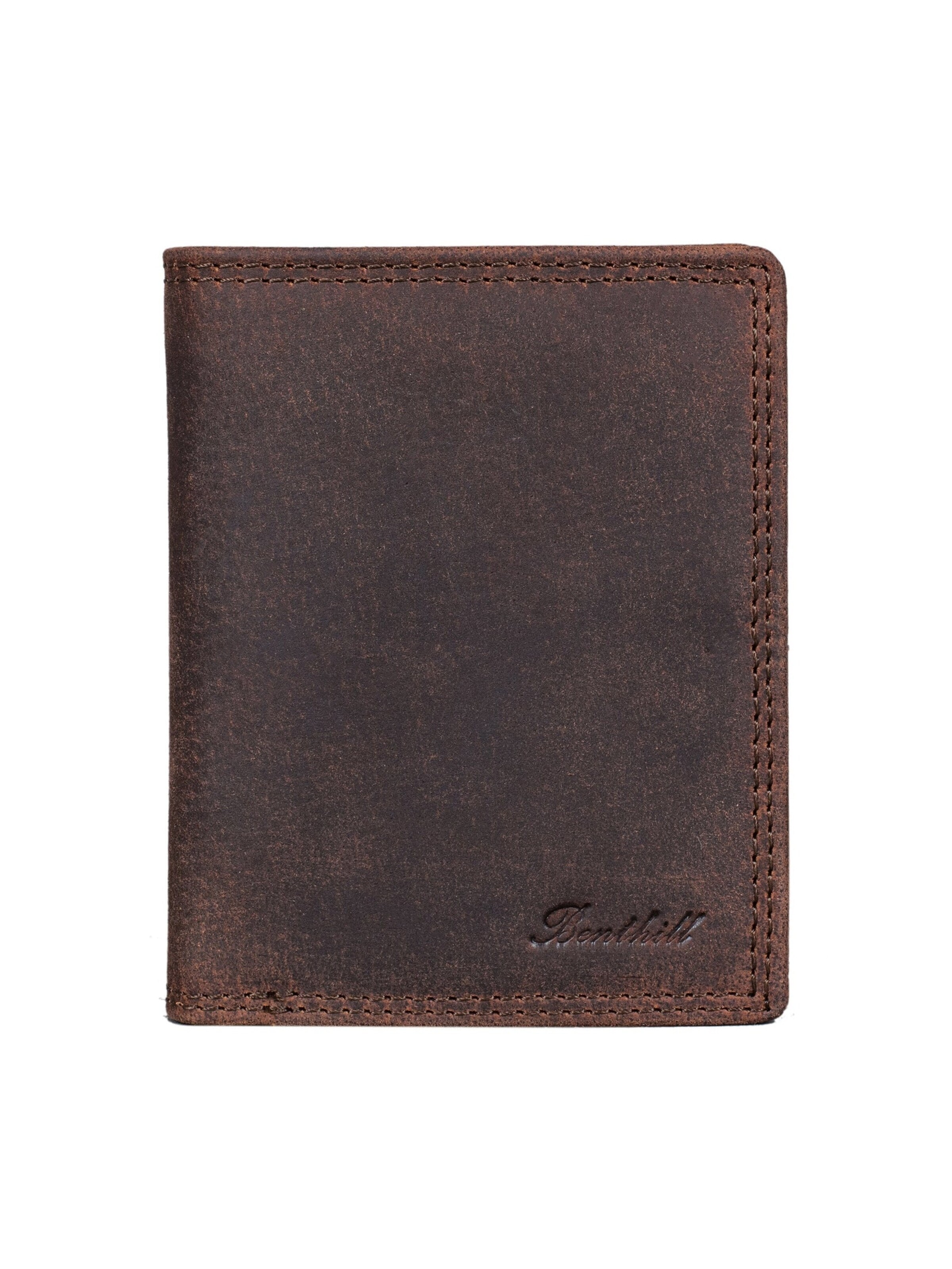 Benthill Wallet in Brown: front