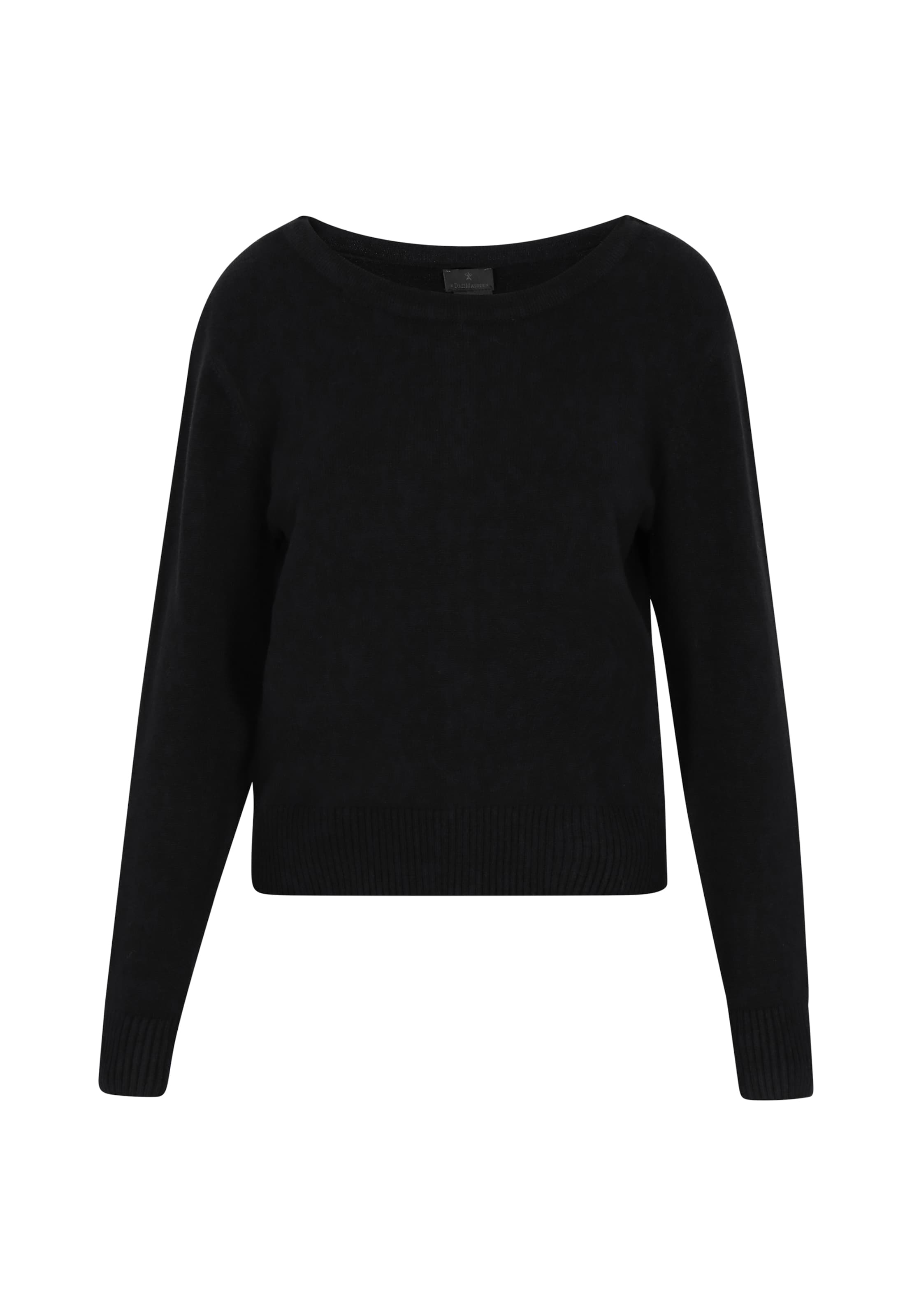 DreiMaster Klassik Вязаная кофта в Черный: спереди