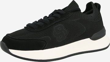 BOSS - Zapatillas deportivas bajas en negro: frente
