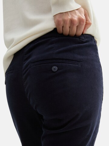 TOM TAILOR Slimfit Broek in Blauw