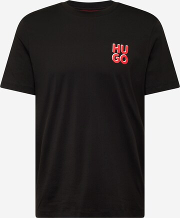 T-Shirt 'Dimoniti' HUGO en noir : devant