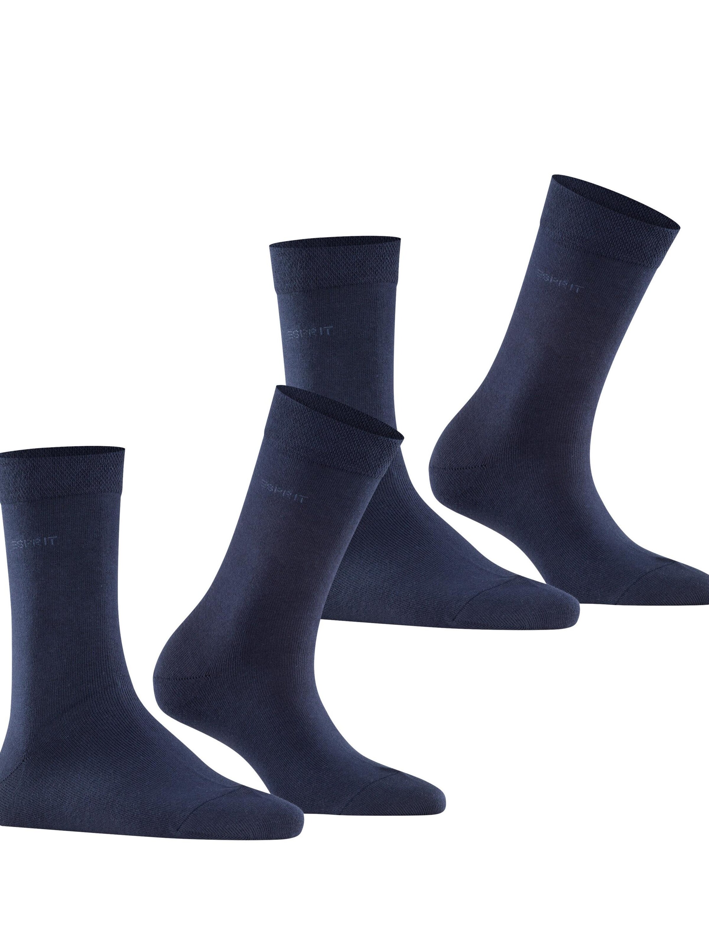 ESPRIT Socken 'Basic Easy 2-Pack'‌‌‌ in Blau