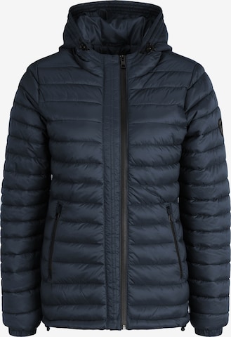 Oxmo Between-Season Jacket 'Nella' in Blue: front