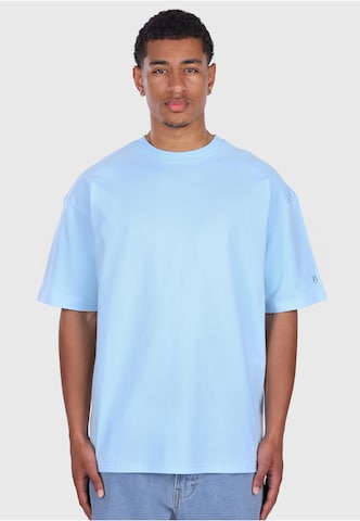 T-Shirt Dropsize en bleu : devant