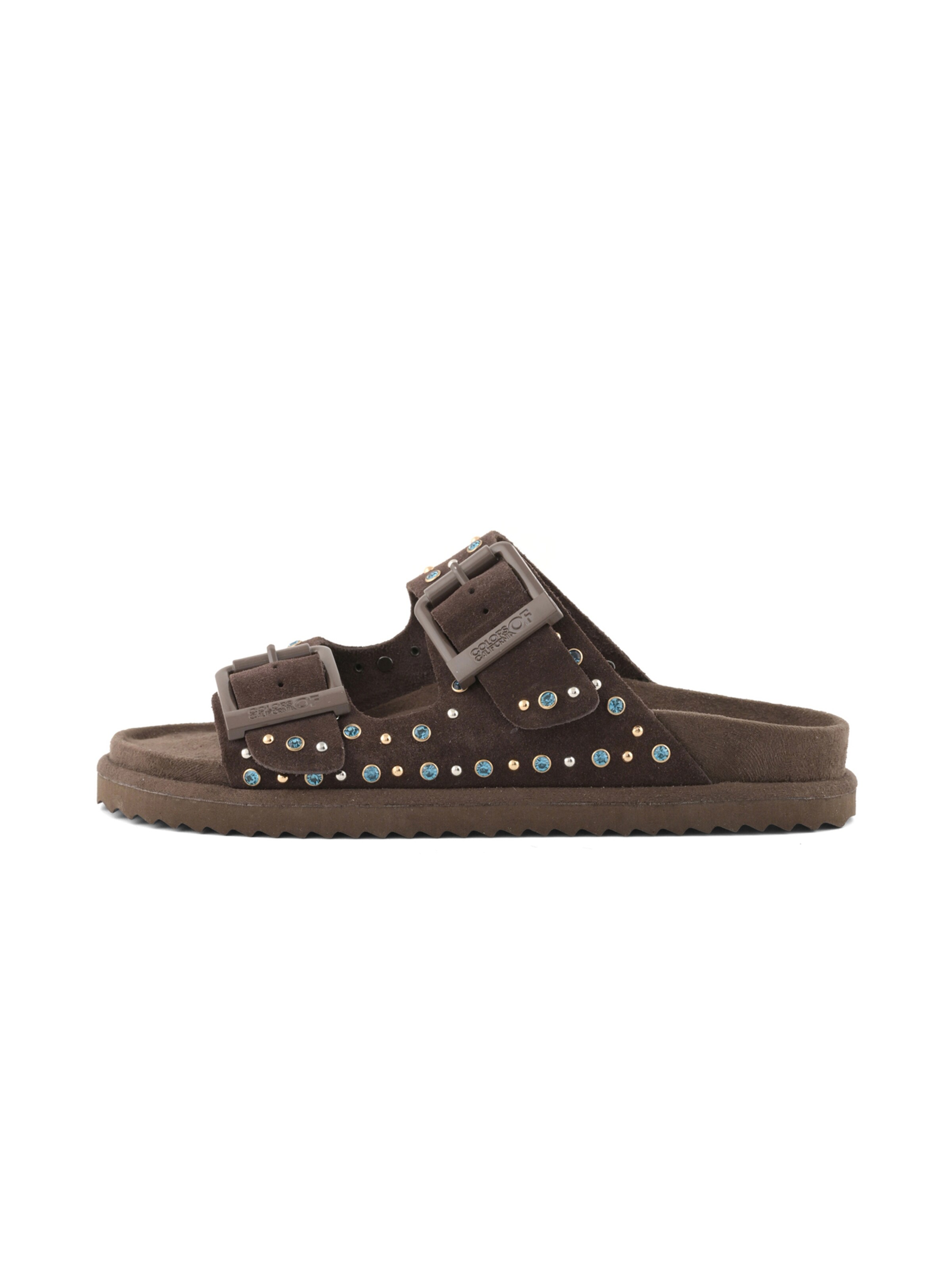 COLORS OF CALIFORNIA Mule in Brown: side