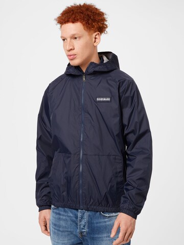 NAPAPIJRI Between-Season Jacket in Blue: front