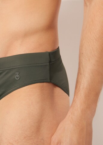 CALZEDONIA Swim Trunks in Green