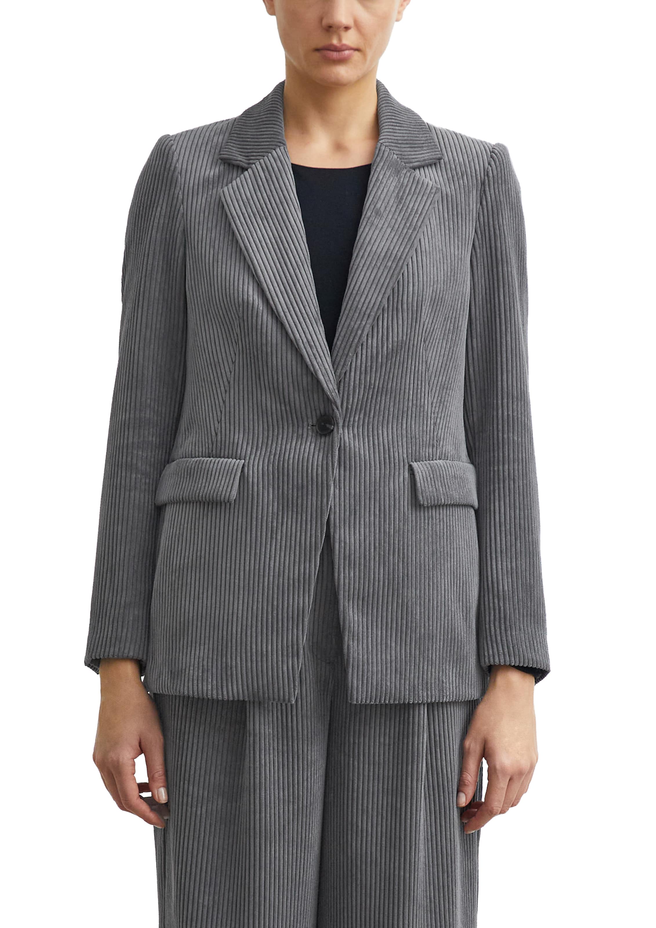 Blazer COMMA en gris : devant