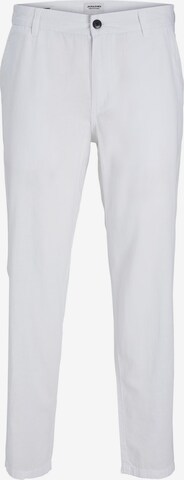 JACK & JONES Regular Chino Pants in White: front