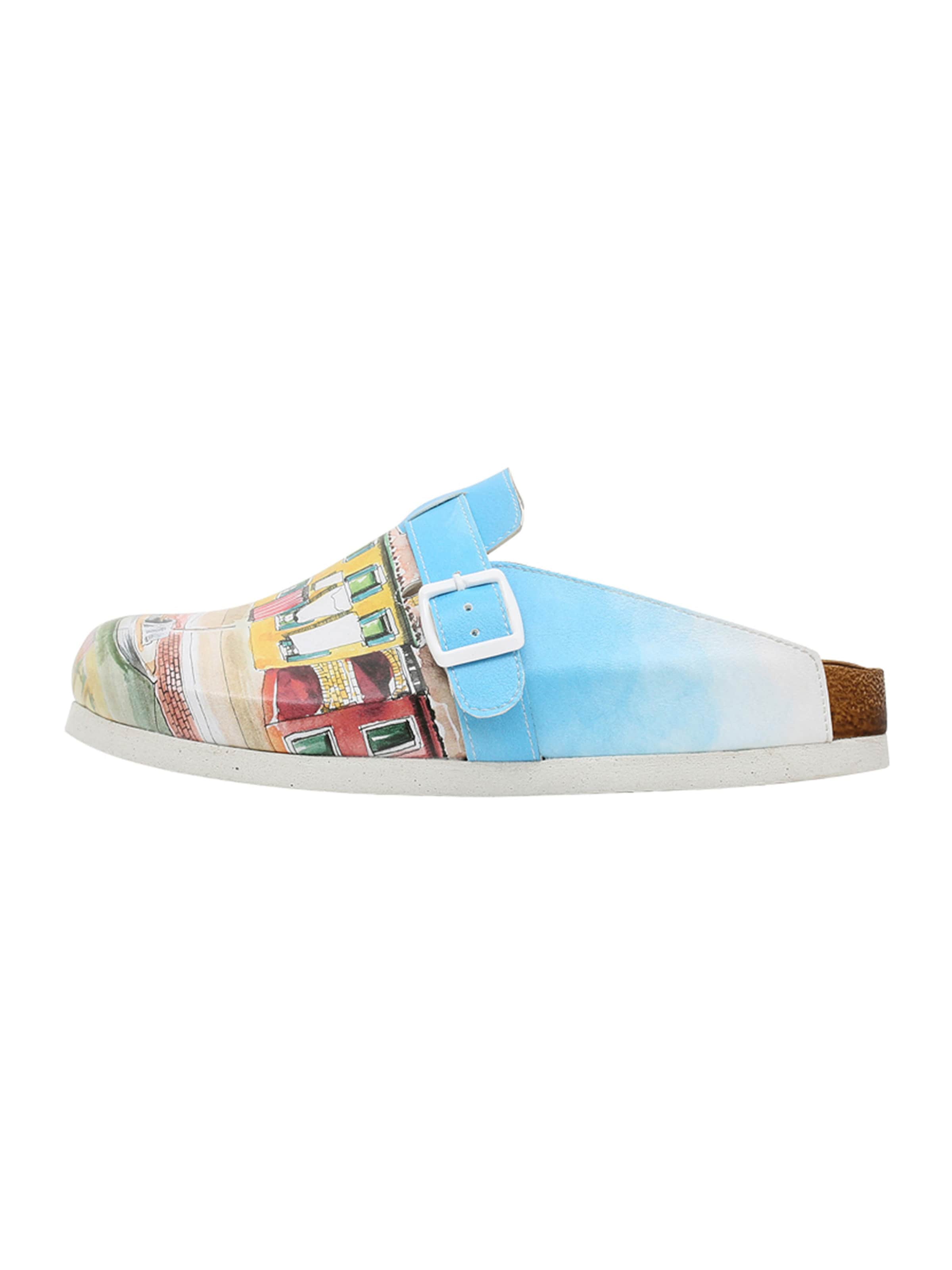 DOGO Sandale 'DOGO Comfie - Burano Island' in Blau: Vorderseite