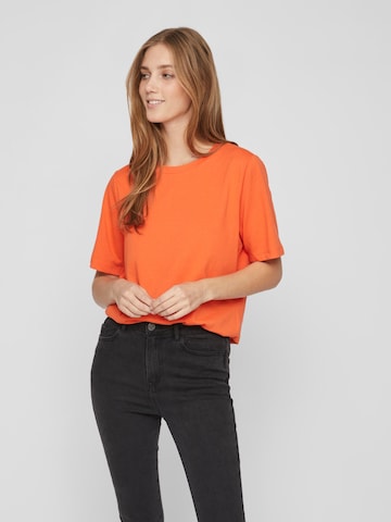 VILA Shirt 'DREAMERS' in Oranje: voorkant