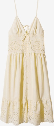 MANGO Summer Dress 'Butter' in Yellow: front