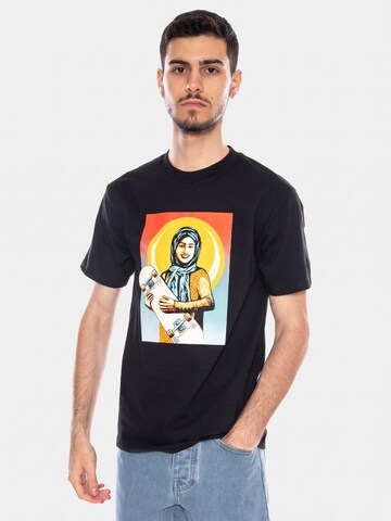 Obey Shirt 'Skateistan' in Zwart: voorkant