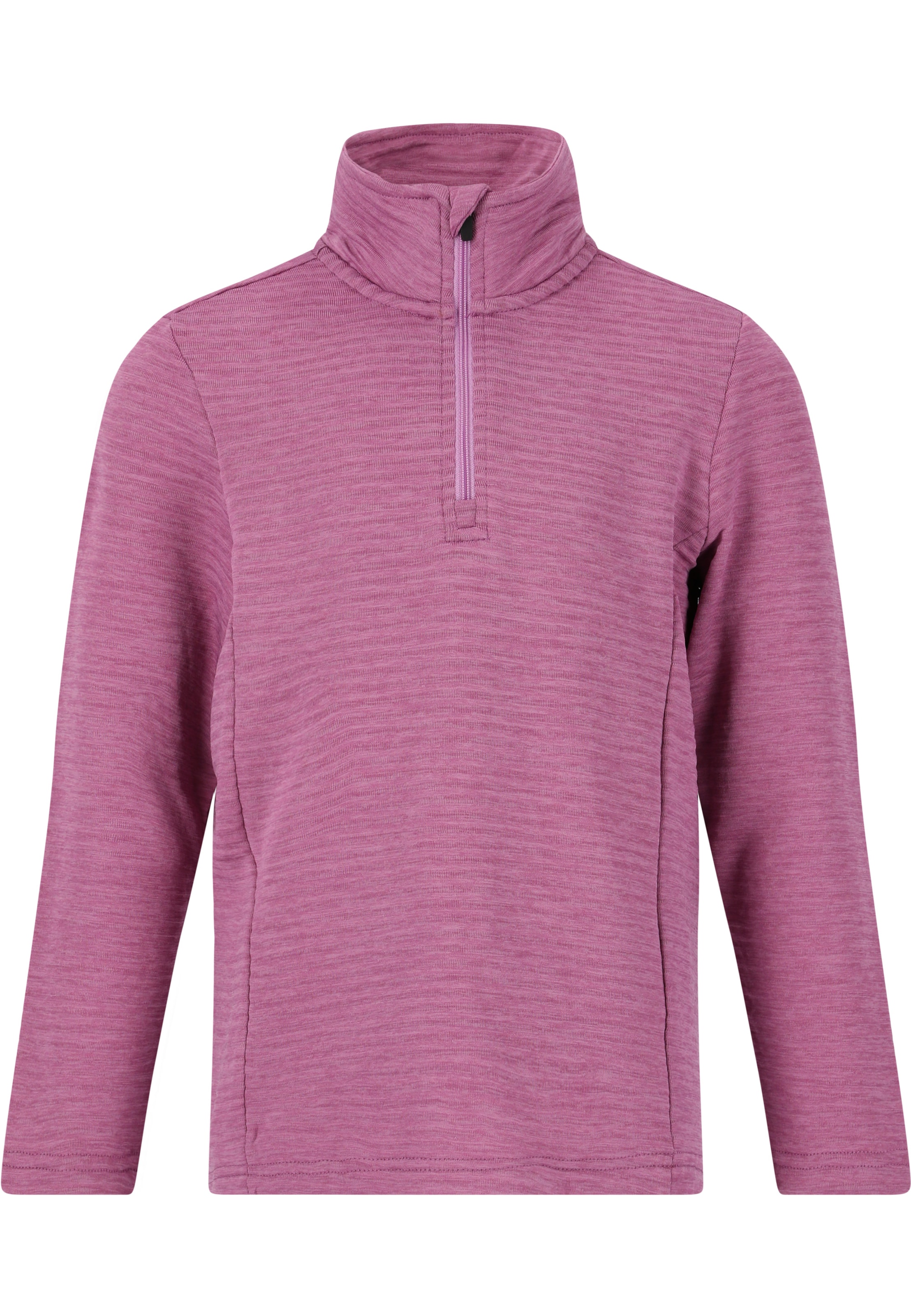 ZigZag Athletic Sweater 'Pineapple' in Purple: front