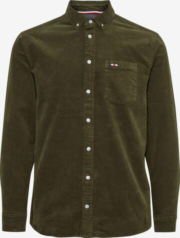 FQ1924 Regular fit Overhemd 'Steven' in Groen: voorkant