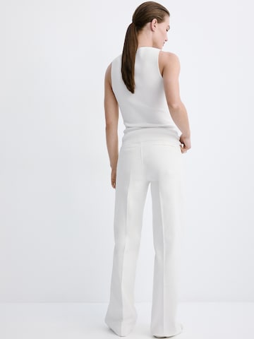 MANGO Wide leg Jeans in Wit