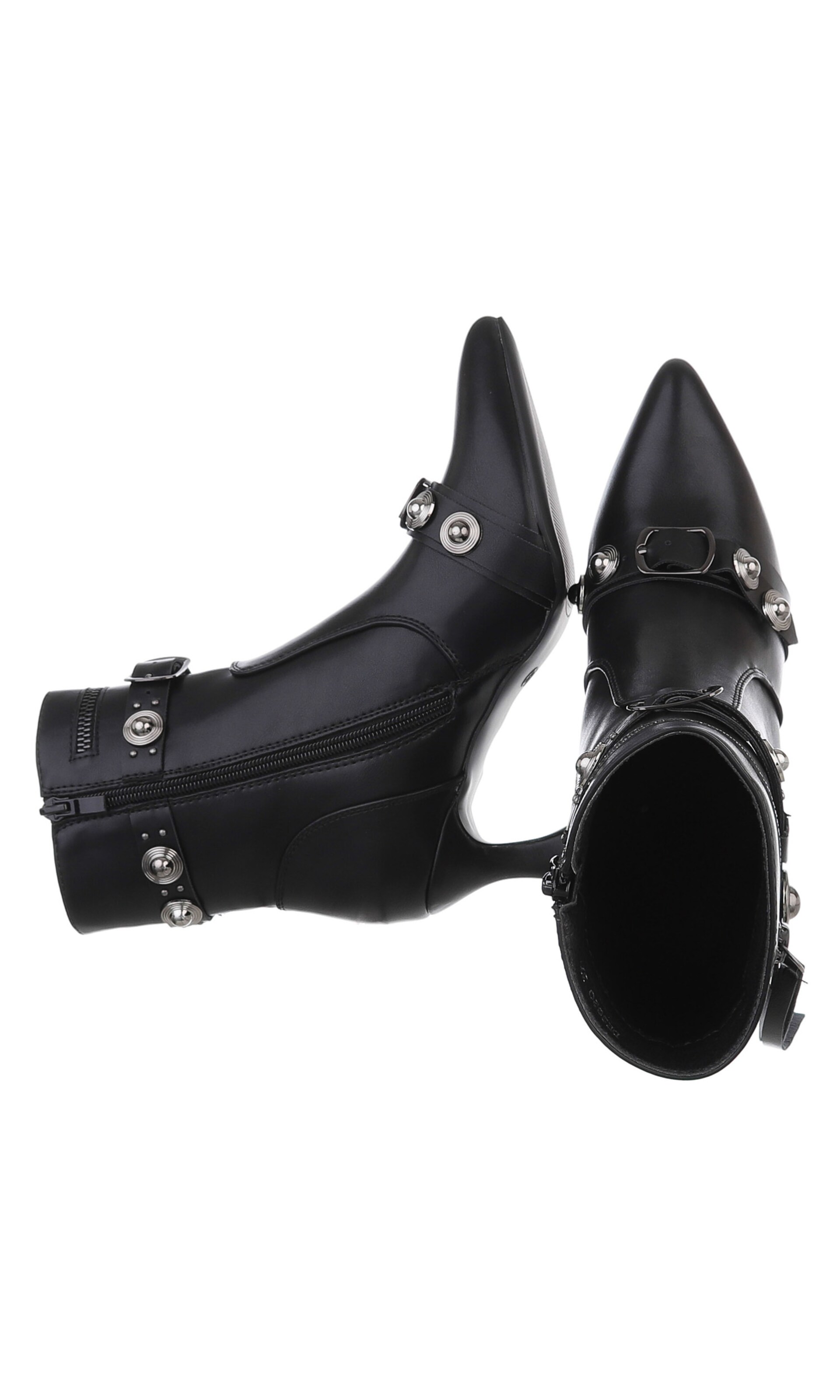 Ital-Design Stiefelette in Schwarz