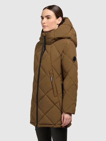 khujo Winter Jacket 'Charla ' in Brown