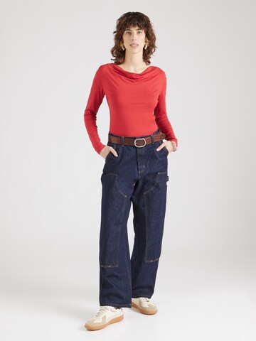 Blutsgeschwister - Camisa 'Wishful Waterfall' em vermelho