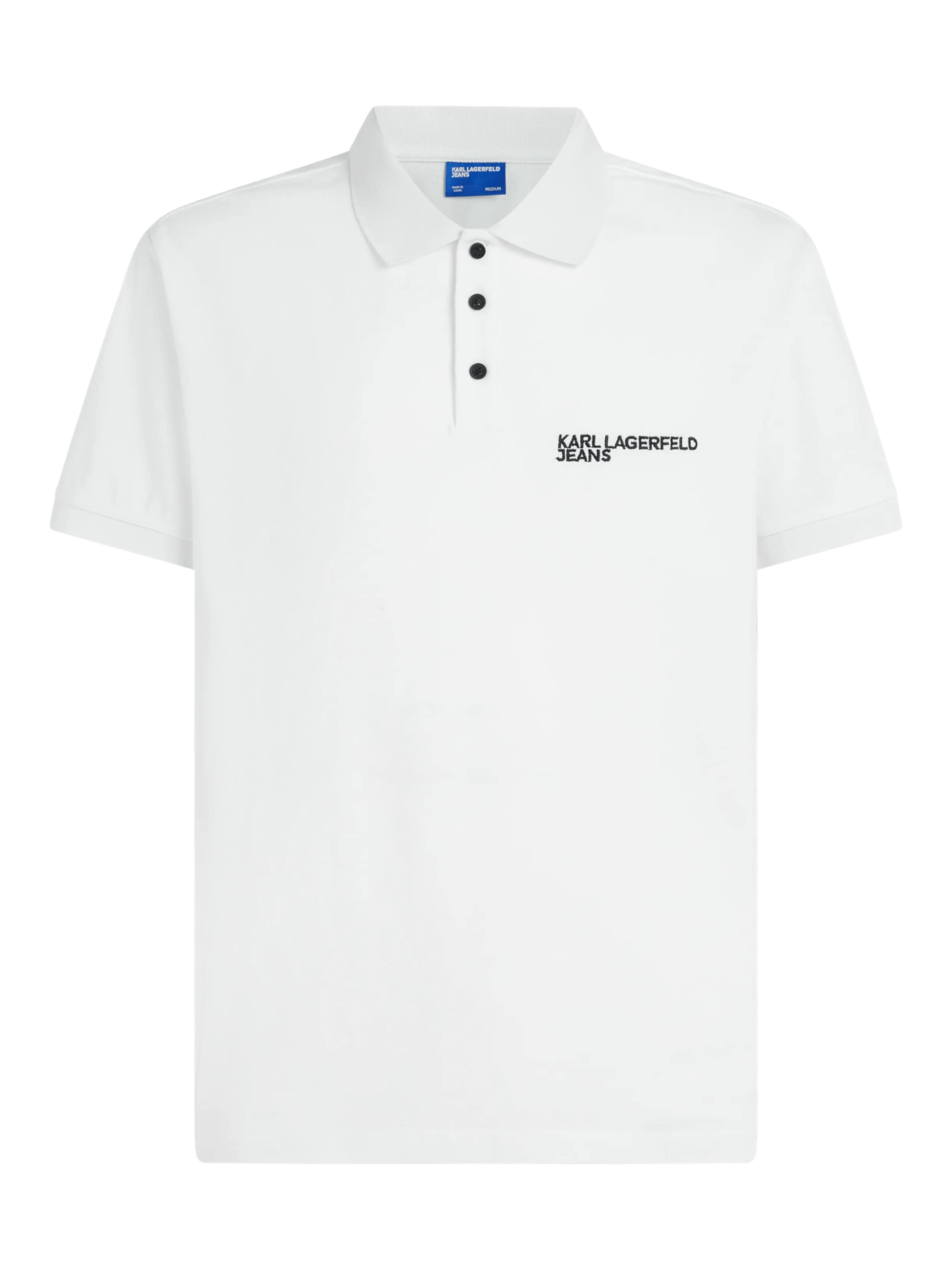 Tricou de la KARL LAGERFELD JEANS pe alb: față