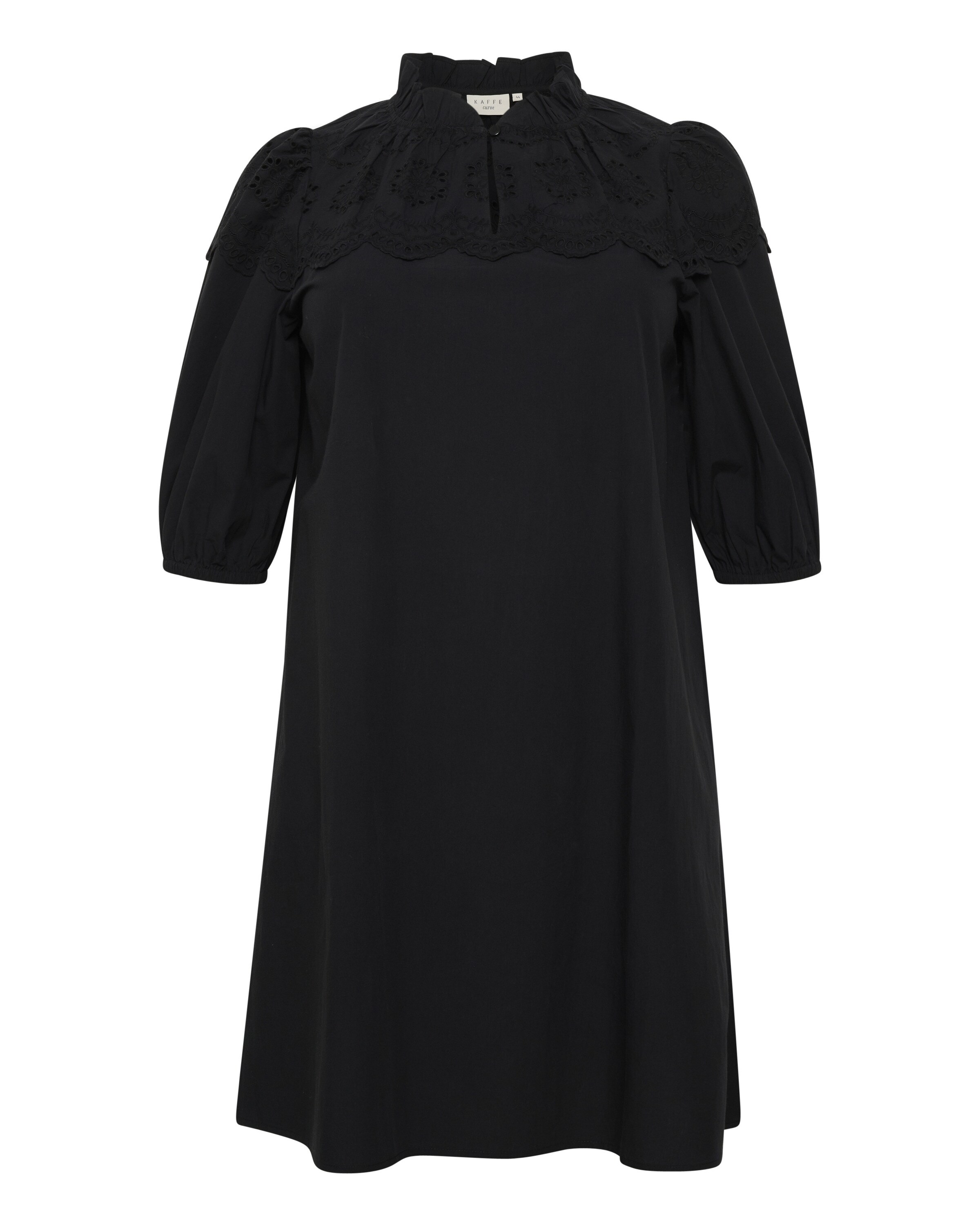 KAFFE CURVE Kleid 'jas' in Schwarz: Vorderseite