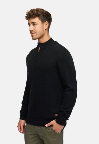 INDICODE JEANS Sweater in Black