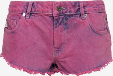 Superdry Slimfit Jeans in Roze: voorkant