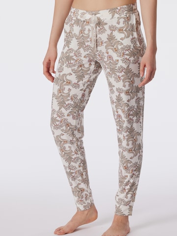 SCHIESSER Pyjamahose ' 95/5 ' in Beige: predná strana